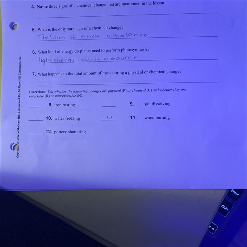 I need help with number 4 and 8-11-example-1