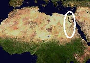 The landform circled on the map above is the __________.-example-1