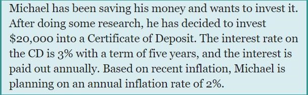 Which statement best explains the interest rates related to this CD? The nominal interest-example-1