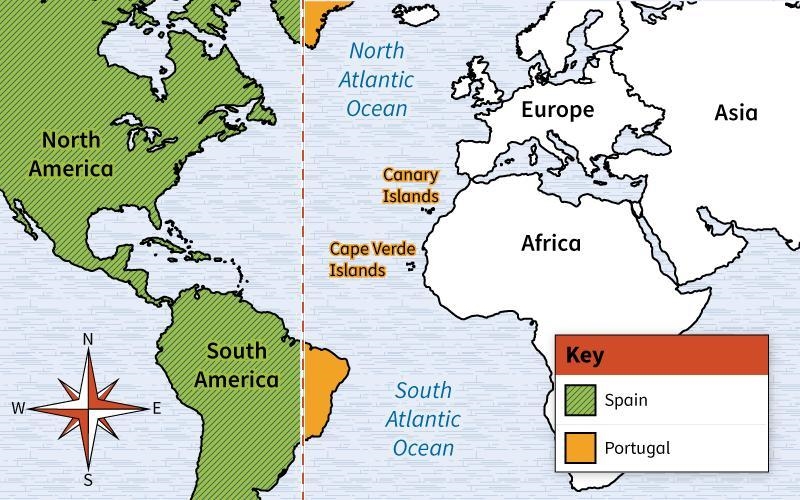 What is the line on this map?-example-1