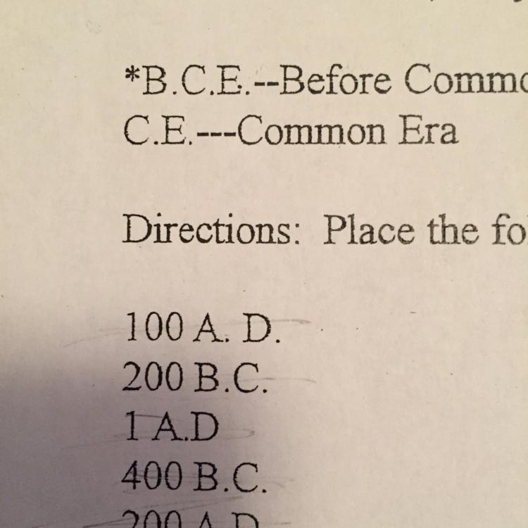 Directions: place the following dates on the timeline in chronological order please-example-1