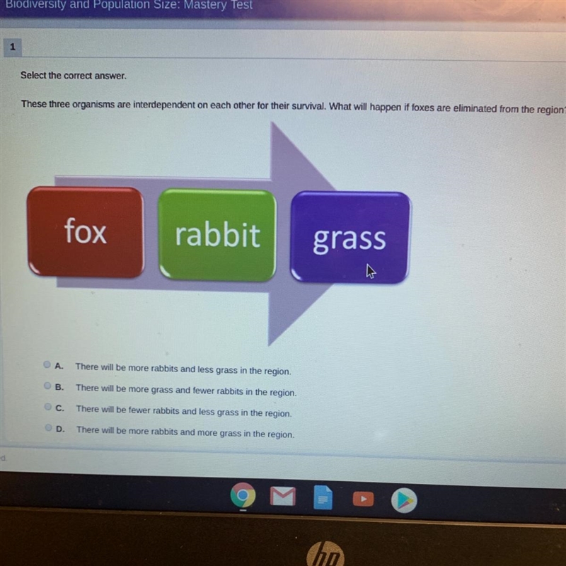 These three organisms are independent on each other for their survival what will happen-example-1