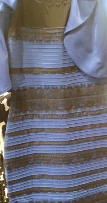 Is this dress black and blue or white and gold?​-example-1