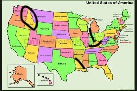 Which state is in the Western United States A) Idaho B) Illinois C) Kentucky D) Louisiana-example-1