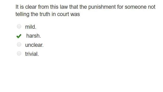 23. A person who had been found guilty of giving false witness shall be hurled down-example-1