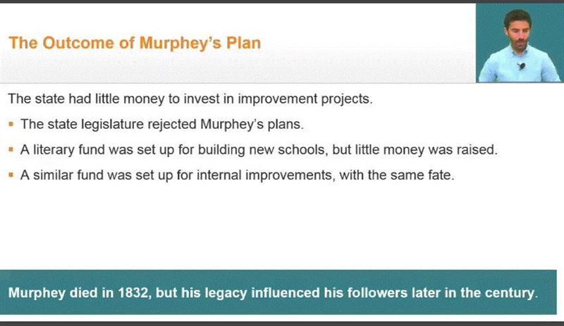 How did the state legislature respond to Archibald Murphey’s plans for education and-example-1