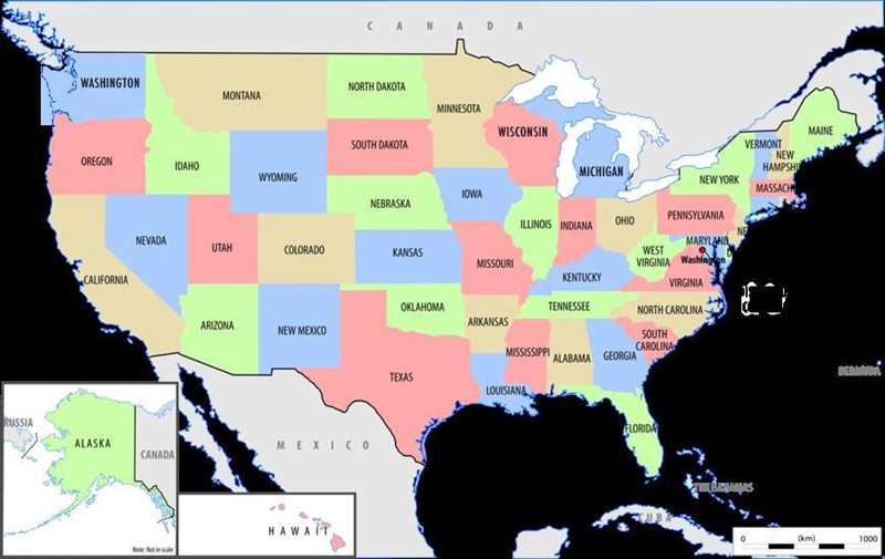 Which State is south of Kansas? ​-example-1