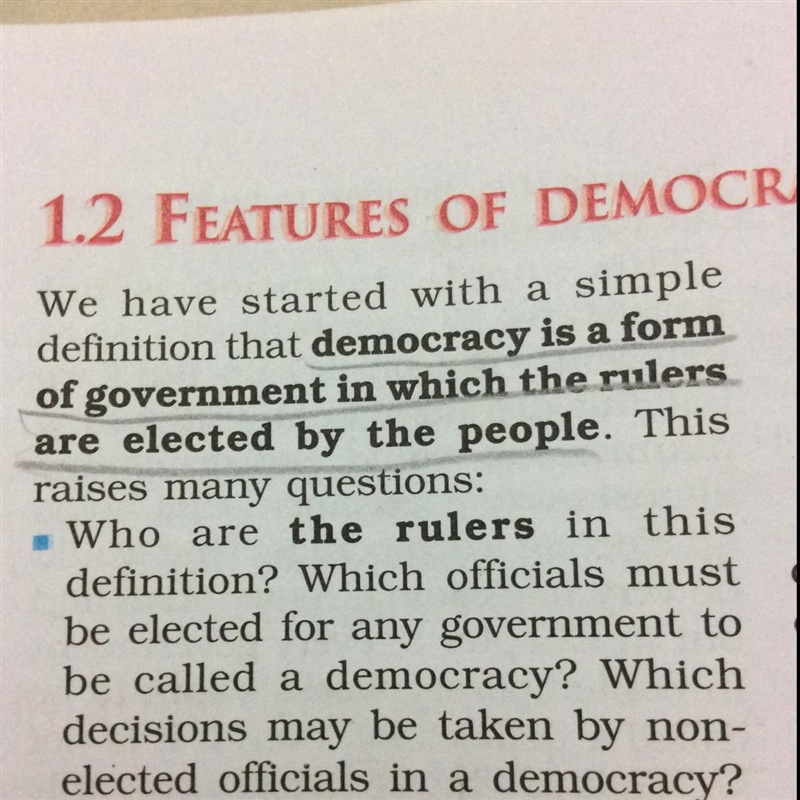 I . 1 Explain why democracy is a better form of government.-example-1