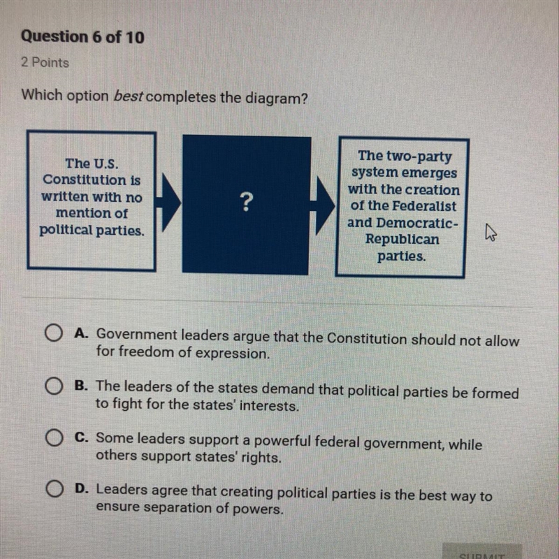 Which option best completes the diagram?-example-1