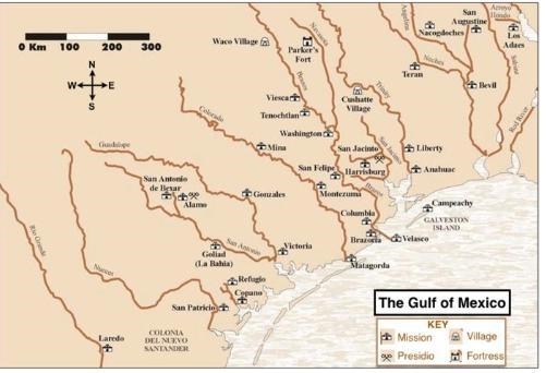 Missions & Presidio During the Early Spanish Period in Texas According to this-example-1