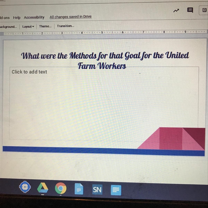 What is the method of the United farm workers?-example-1