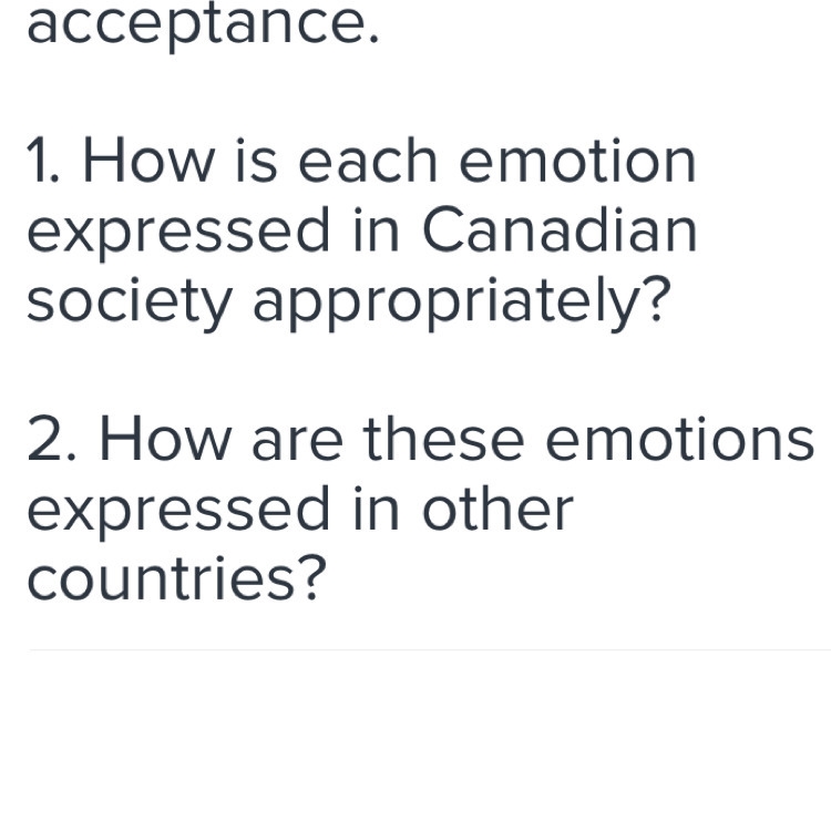 Please read this and help !!! The eight emotions are: Fear Surprise Sadness Disgust-example-1