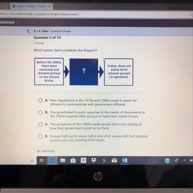 Which option best completes the diagram?-example-1