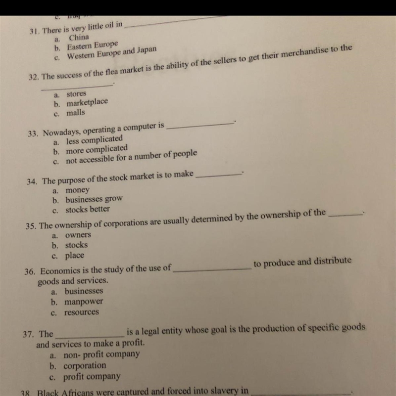 Need help with 31 and 34-example-1