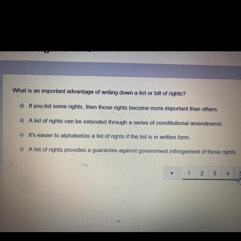 *NEED ANSWERED ASAP!! What is an important advantage of writing down a list or bill-example-1