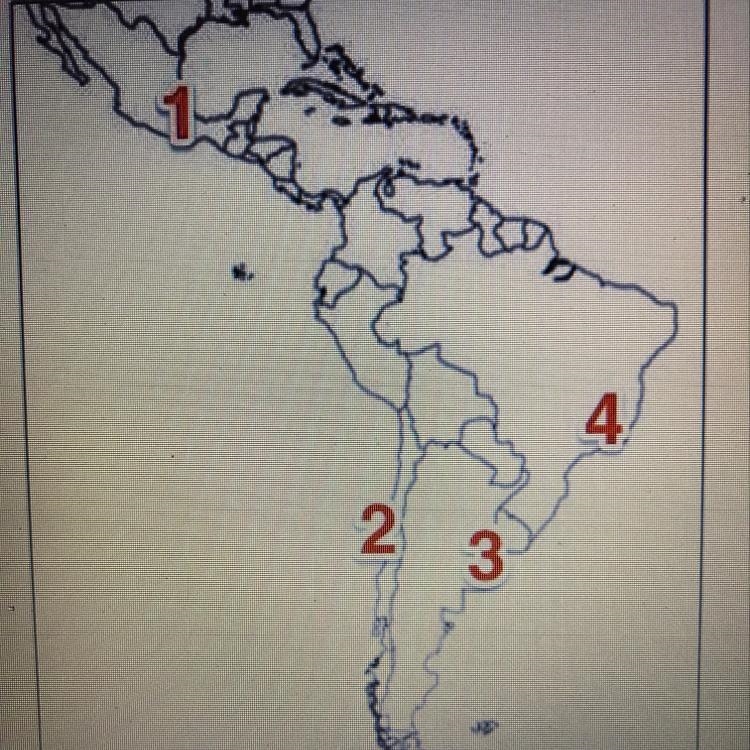 Which number represents the location of Buenos Aries?-example-1