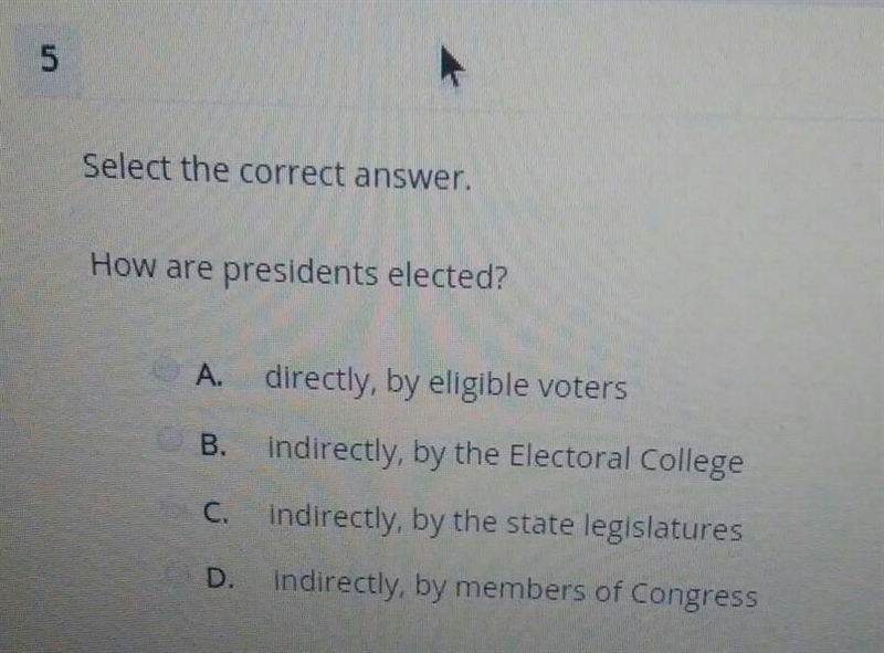 How are presidents elected? ​-example-1