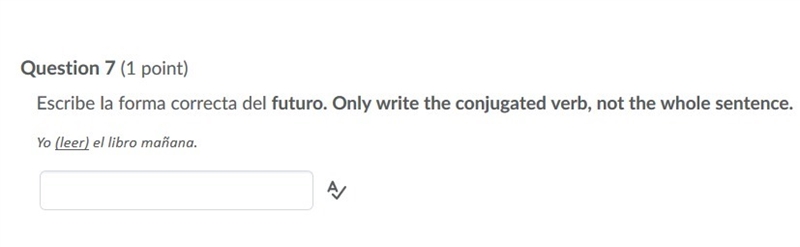 PLEASE HELP ASAP!!! CORRECT ANSWERS ONLY PLEASE!!! Escribe la forma correcta del futuro-example-1