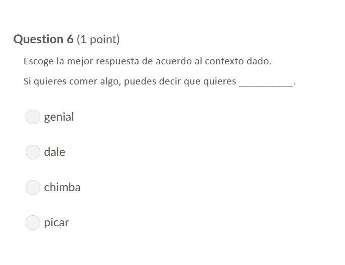 PLEASE HELP ASAP!!! CORRECT ANSWER ONLY PLEASE!!! Escoge la mejor respuesta de acuerdo-example-1