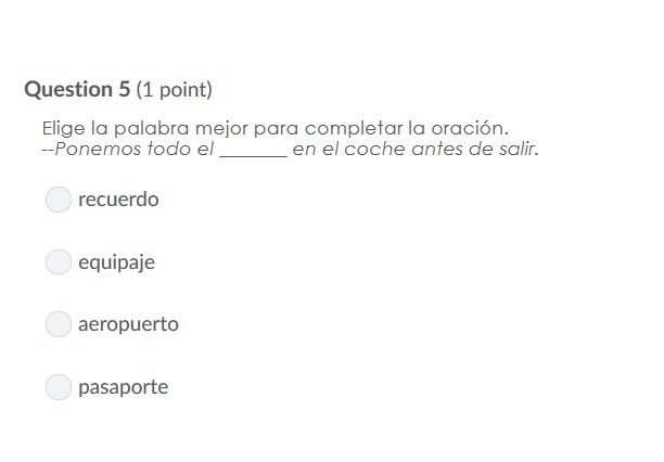 PLEASE HELP ASAP!!! CORRECT ANSWERS ONLY PLEASE!!! Elige la palabra mejor para completar-example-1