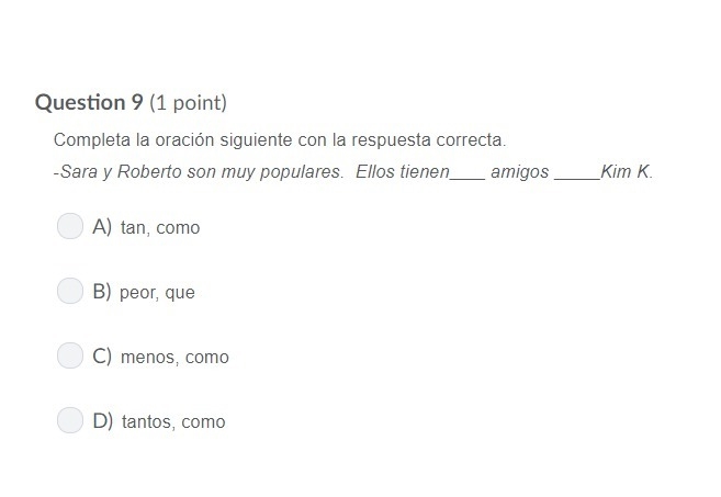 PLEASE HELP ASAP!!! CORRECT ANSWERS ONLY PLEASE!!! Completa la oración siguiente con-example-1