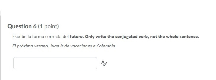 PLEASE HELP ASAP!!! CORRECT ANSWERS ONLY PLEASE!!! Escribe la forma correcta del futuro-example-1