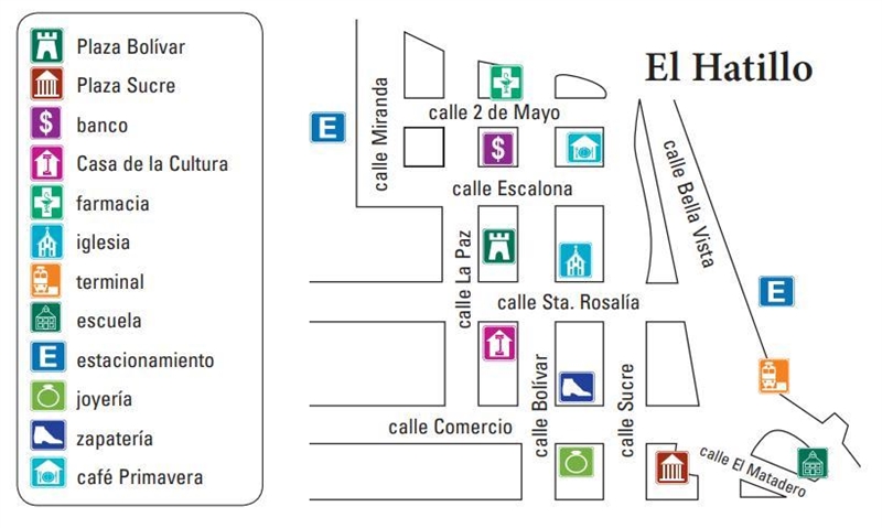 De la Plaza Sucre, camine derecho en dirección oeste por la calle Comercio. Doble-example-1