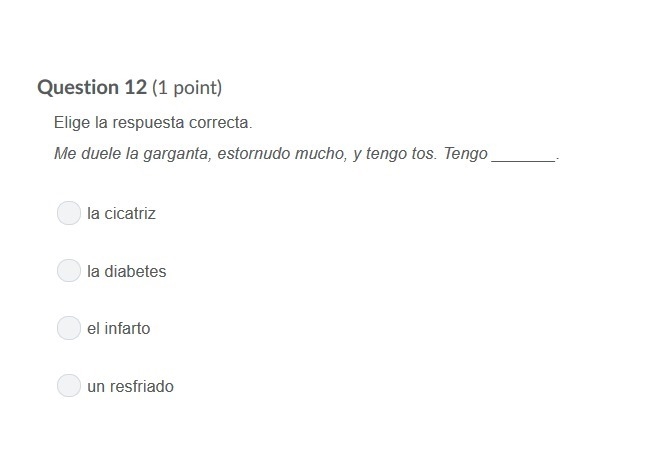 PLEASE HELP ASAP!!! CORRECT ANSWERS ONLY PLEASE!!! Elige la respuesta correcta. Me-example-1