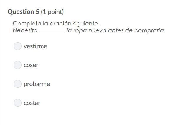 PLEASE HELP ASAP!!! CORRECT ANSWER ONLY PLEASE!!! Completa la oración siguiente. Necesito-example-1