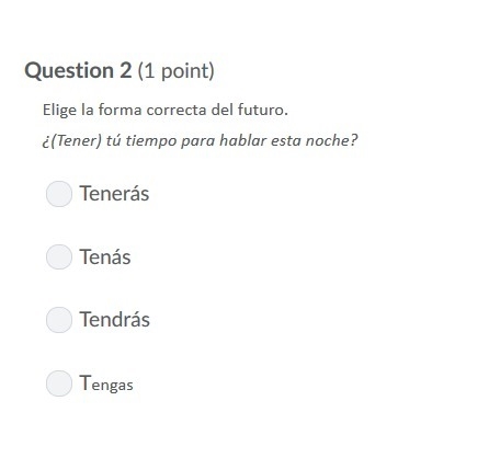 PLEASE HELP ASAP!!! CORRECT ANSWERS ONLY PLEASE!!! Elige la forma correcta del futuro-example-1