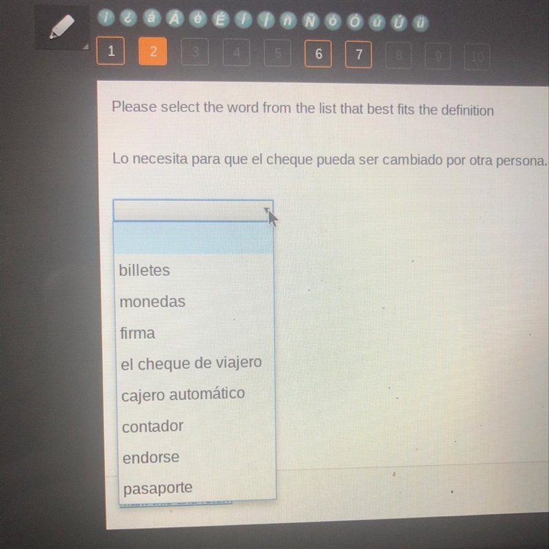 Lo necesita para que el cheque pueda ser cambiado por otra persona.-example-1