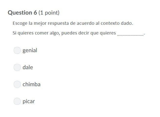 PLEASE HELP ASAP!!! CORRECT ANSWER ONLY PLEASE!!! Escoge la mejor respuesta de acuerdo-example-1