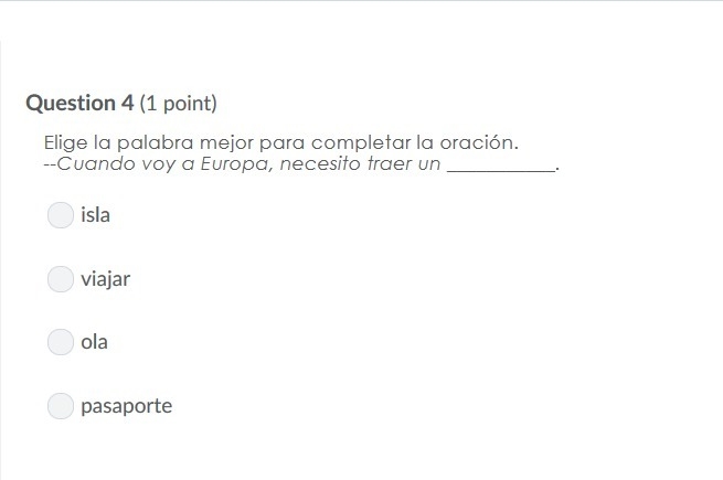 PLEASE HELP ASAP!!! CORRECT ANSWERS ONLY PLEASE!!! Elige la palabra mejor para completar-example-1