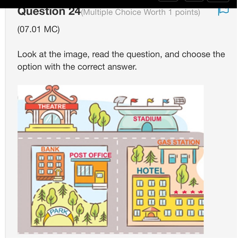 Look at the image, read the question, and choose the option with the correct answer-example-1