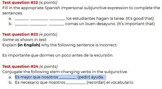 NEED HELP Fill in the appropiate spanish answers-example-1