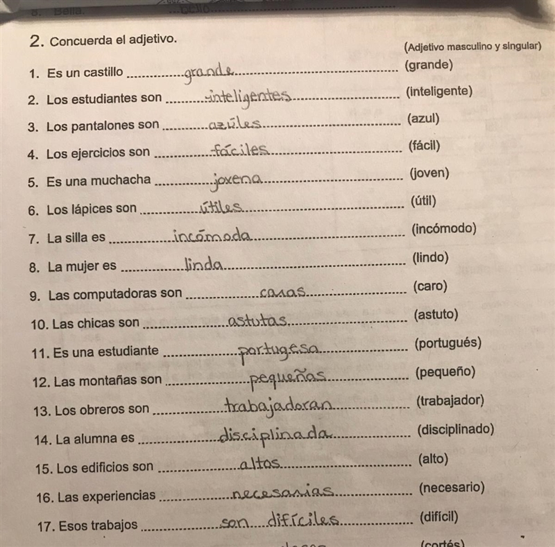 Hey guys ! I just did this exercise and I want to know if it’s correct. Thanks !-example-1