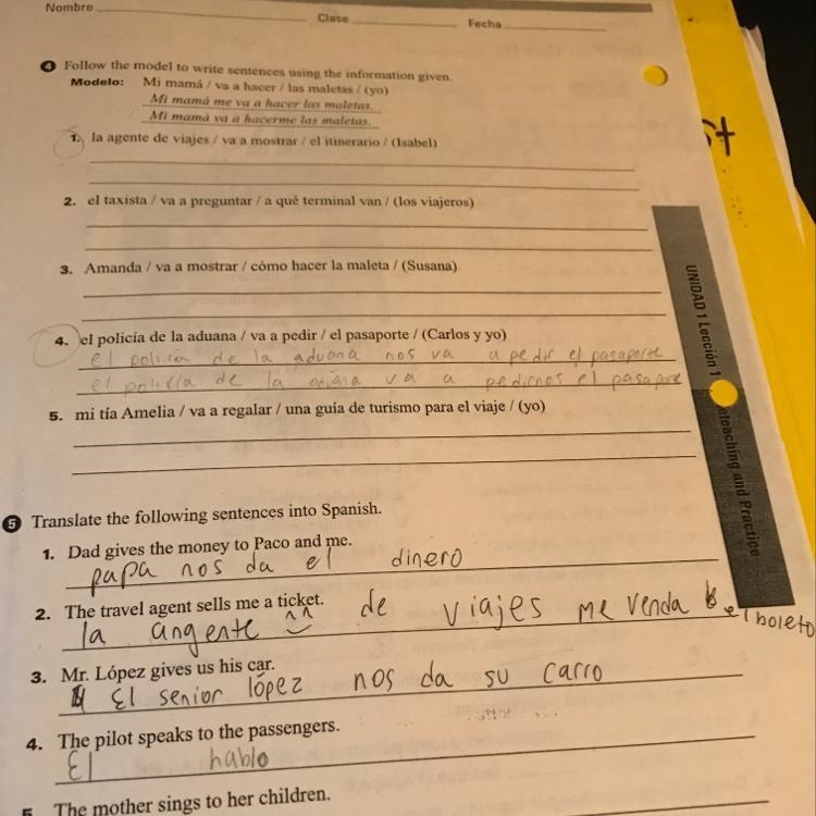 Please help with this Spanish worksheet! All the ones that are blank I’m stuck on-example-1