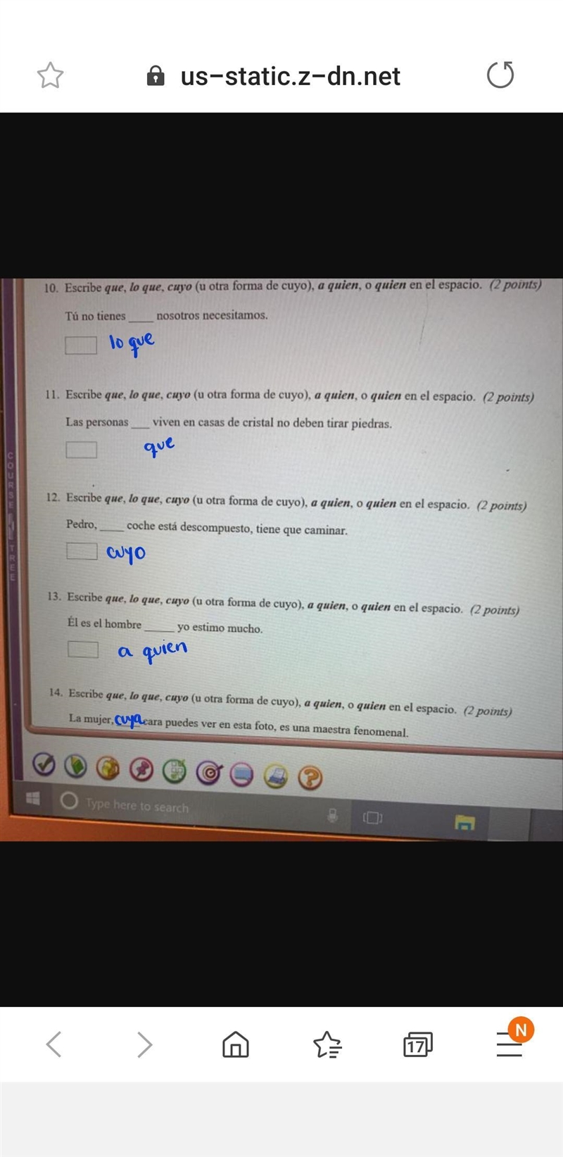 Help with the Spanish questions above please-example-1