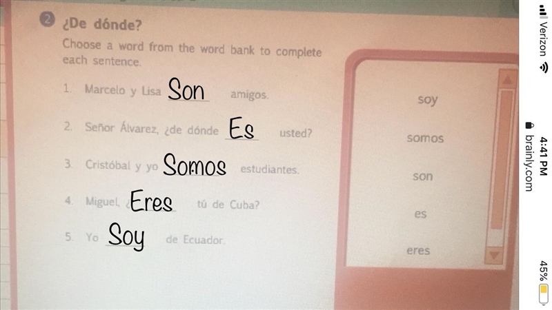 Choose word from blank to complete sentence in Spanish asap-example-1