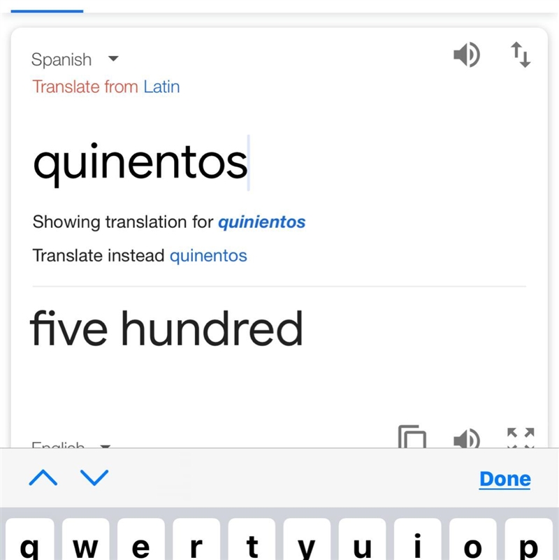 Select the correct Spanish word that falls in hundreds? A) mil B) quinientos C) deiz-example-1