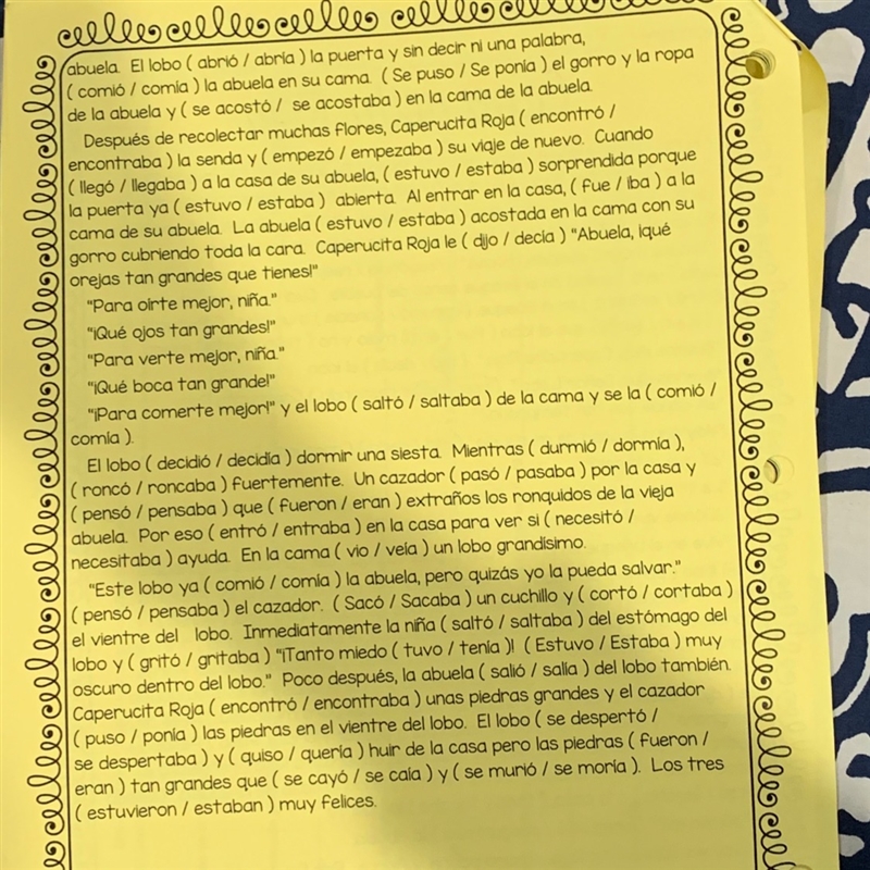 I am very confused with preterite and Imperfect help!!!-example-1