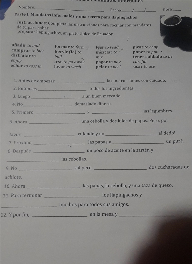 I need help with my spanish hw ​-example-1