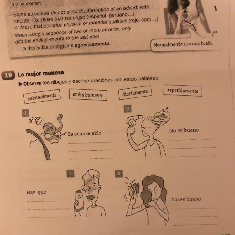 Please help me with my Spanish homework (questions 1-4)-example-1