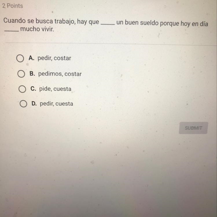 I don’t know the answer to the question in the picture above. Is the answer A, B, C-example-1