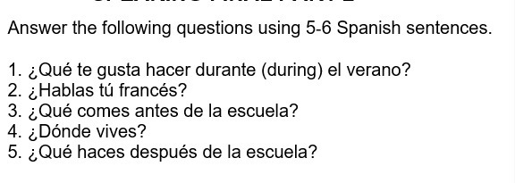 Can some one plz tell me what each question says u dont have to answer it just tell-example-1