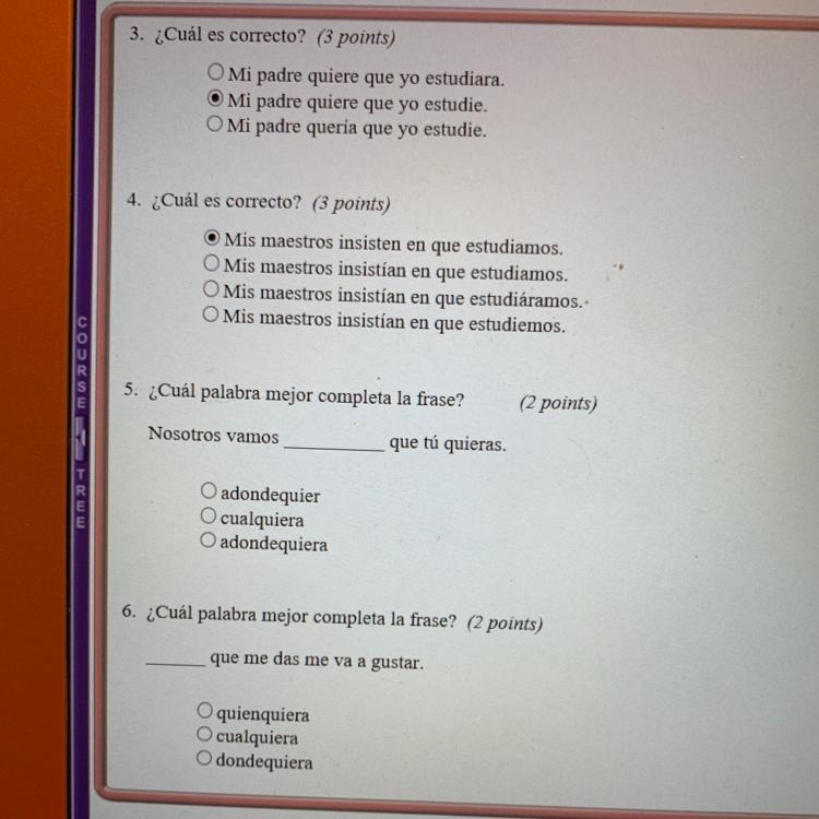 Am I correct on 3-4 and any help on 5-6??? Please give me correct answers.-example-1