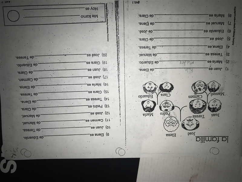 Capitulo 6. Practice workbook 6-1-example-1