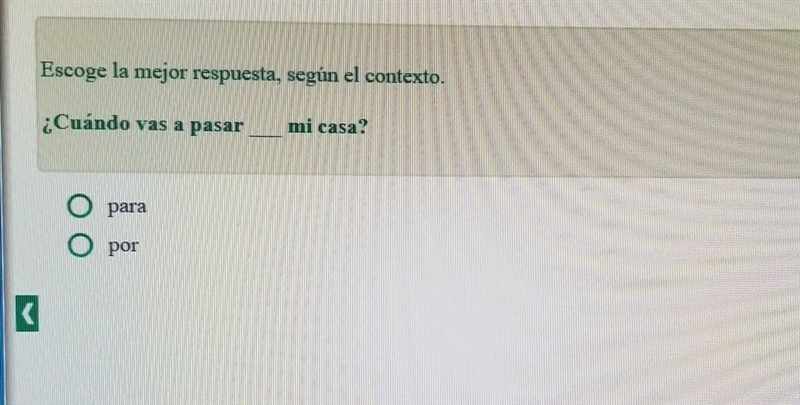 Help Please!!! Spanish 3​-example-1