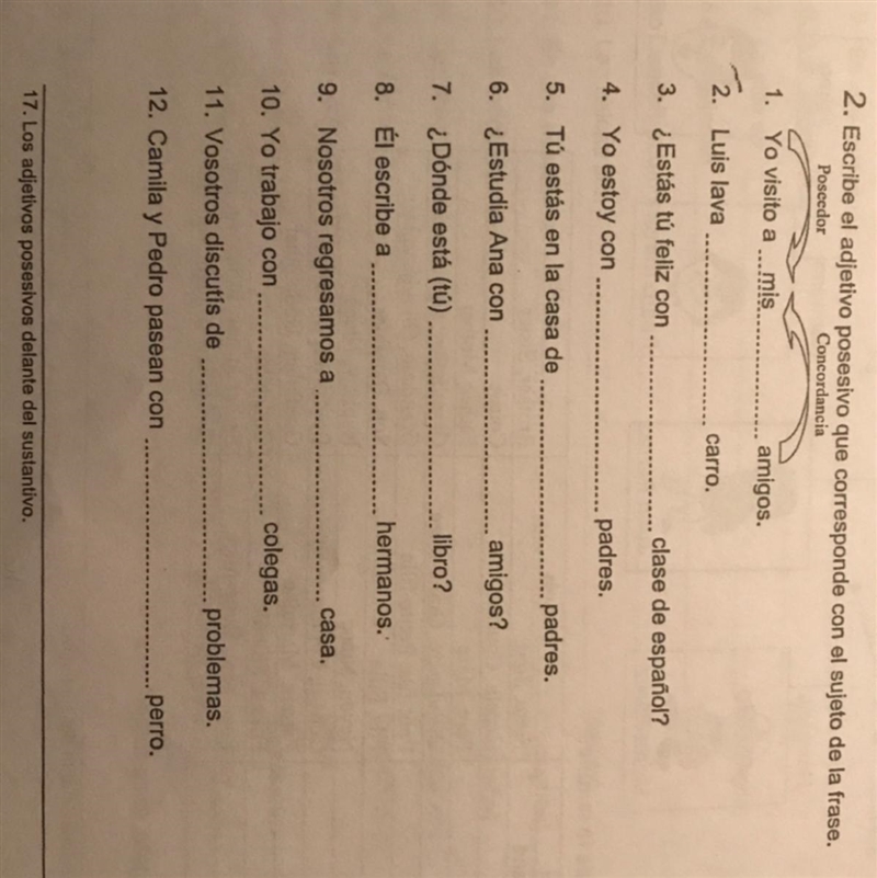 I need help for that spanish exercice. Thanks sm!-example-1