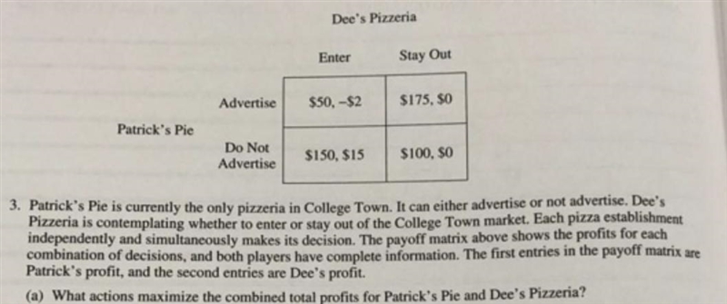 Patrick's Pie is currently the only pizzeria in College Town. It can either advertise-example-1